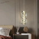 Sophisticated Crystal Led Pendant Lights - Dimmable Ideal For Living And Dining Rooms Luxurious