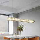 Sophisticated Crystal Led Pendant Lights - Dimmable Ideal For Living And Dining Rooms Luxurious