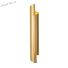 Sophisticated Modern Led Wall Lamp - Radiant Gold Lighting Fixture For Living Rooms Bedrooms And