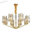 Stainless Steel Living Room Dining Chandelier - Designer Post - Modern Elegance For Villas And