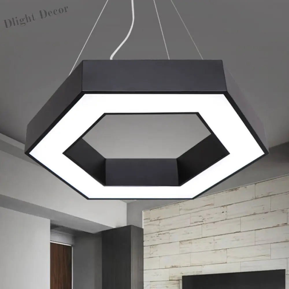 Stella’s Contemporary Led Honeycomb Pendant Light - Vibrant Green/Blue/Red In White/Warm/Natural