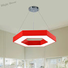 Stella’s Contemporary Led Honeycomb Pendant Light - Vibrant Green/Blue/Red In White/Warm/Natural