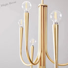 Swoop Arm Chandelier - Retro Elegance For Luxurious Living And Dining Spaces Ceiling Light