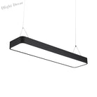 Teagan Linear Luminosity: Modern Black Led Pendant Light