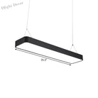 Teagan Linear Luminosity: Modern Black Led Pendant Light