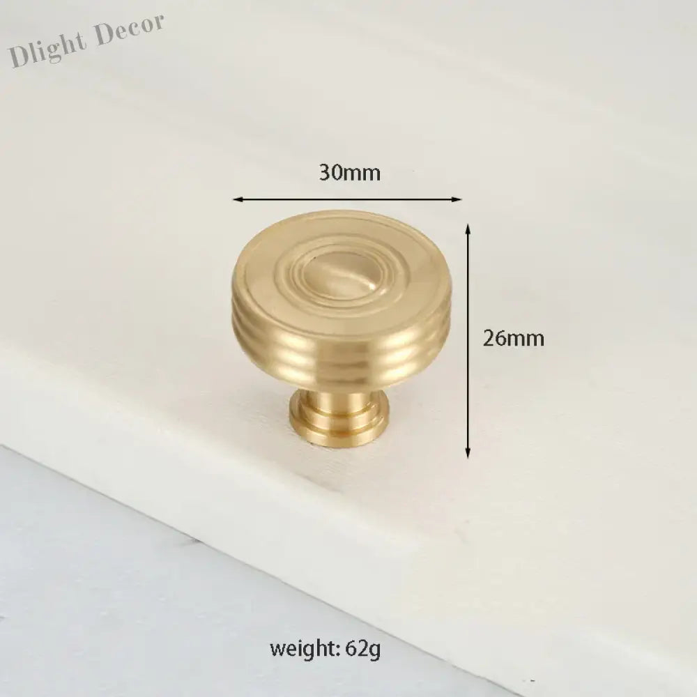 Textured Brass Handles – Golden Cabinet Pulls and Wardrobe Bar Handles (50mm-300mm) TB9026-K30 Handles