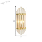 Thea’s Modern Gold Arched Crystal Wall Sconce: Light Up Your Walls In Style