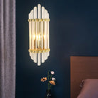 Thea’s Modern Gold Arched Crystal Wall Sconce: Light Up Your Walls In Style