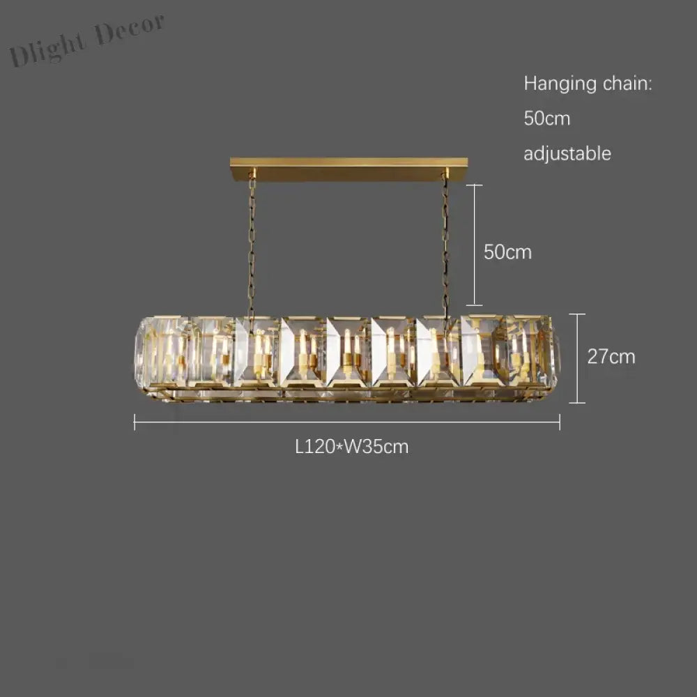 Timeless Classic American Led Crystal Chandelier - Available In Gold Silver And Black Finishes