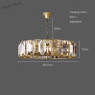 Timeless Classic American Led Crystal Chandelier - Available In Gold Silver And Black Finishes