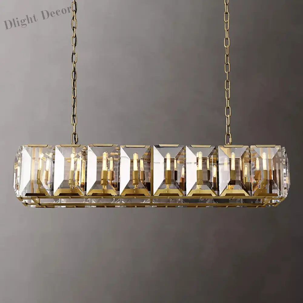 Timeless Classic American Led Crystal Chandelier - Available In Gold Silver And Black Finishes