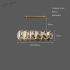 Timeless Classic American Led Crystal Chandelier - Available In Gold Silver And Black Finishes