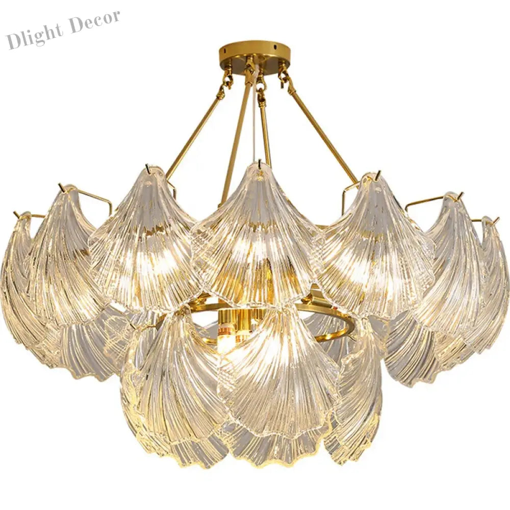 Timeless Postmodern Light Luxury Chandelier - Retro Wrought Iron And Crystal Design Perfect For