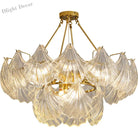 Timeless Postmodern Light Luxury Chandelier - Retro Wrought Iron And Crystal Design Perfect For