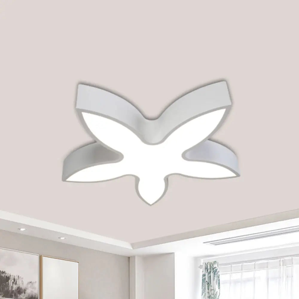 Twinkling Stars For Kids’ Rooms: Led Flush Mount Light White