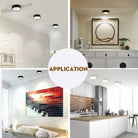 Ultra - Thin Led Spot Light Ceiling - Surface Mounted Lamp (10W 15W 25W) For Stylish Living Room