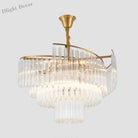 Vanessa Elegance Meets Sparkling Brilliance: The Clear Crystal Postmodern Gold Chandelier