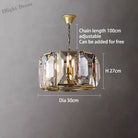 Versatile Dimmable Led Crystal Chandelier - Elegant Lighting Fixture In Gold Chrome And Black