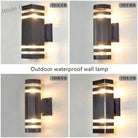 Versatile Outdoor Al Waterproof Wall Lamp - Illuminate Your Garden Courtyard And More With 6W Led