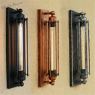 Vintage Black Rustic Wall Light With Edison Filament Bulb - Perfect For Stair Kitchen And Sconce