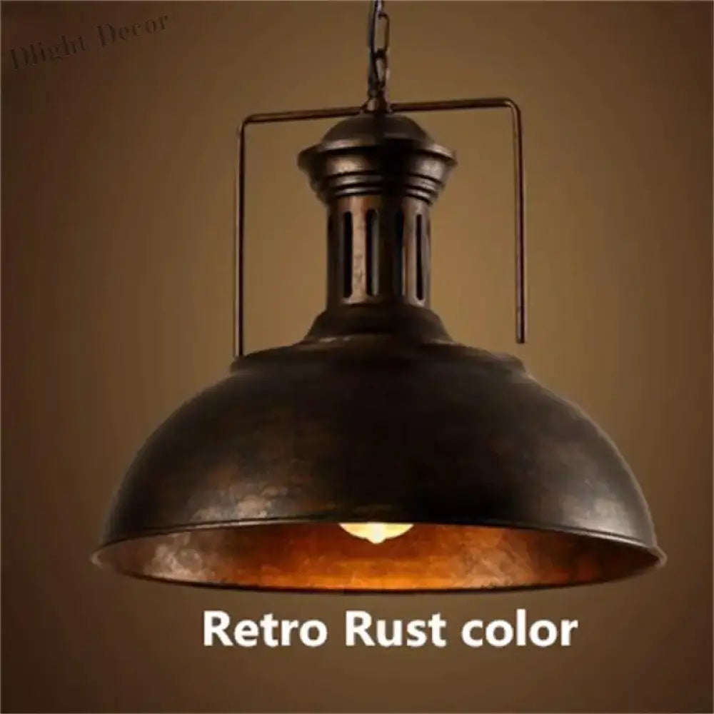 Vintage Country Loft Pendant Light - Illuminate Your Villa Cafe Bookstore Or Pub With Industrial