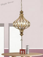 Vintage French Crystal Lantern Chandelier - Illuminate Your Villa With Retro Elegance Chandelier