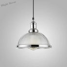 Vintage Glass Shade Hanging Lamp - Loft Luminaire Suspension Led Pendant For Dining Room And Office