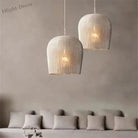 Wabi Sabi Rattan Pendant Light - Handcrafted Elegance For Your Dining Room Bedroom Or Bar Area