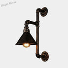 Watson - Rustic Industrial Wall Sconce With Dark Rust Finish (1 - Light)