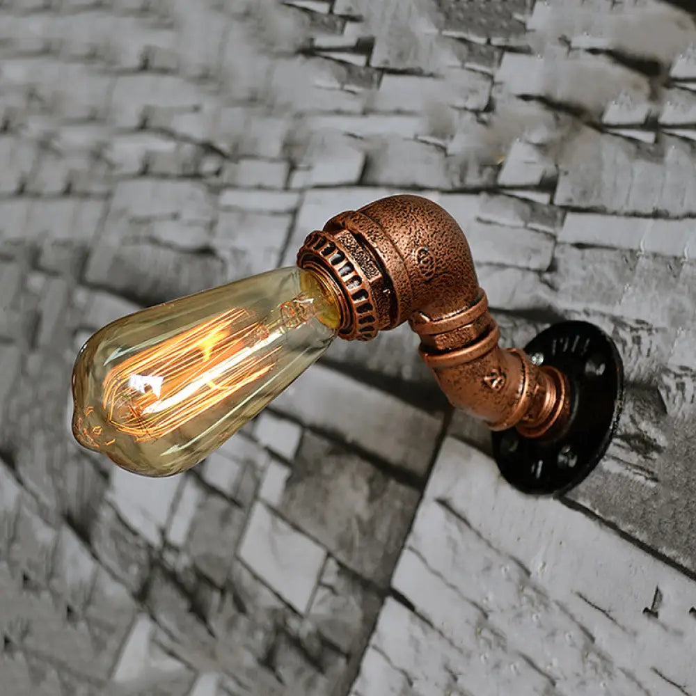 William’s Industrial Wall Sconce - Rustic Charm For Any Space Copper