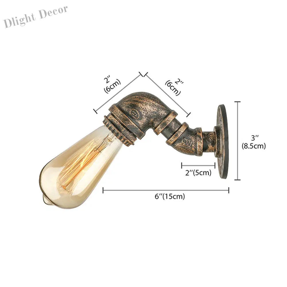 William’s Industrial Wall Sconce - Rustic Charm For Any Space