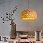 Zen Bamboo And Rattan Woven Chandelier - Exquisite Lighting For Chinese Southeast Asian - Inspired