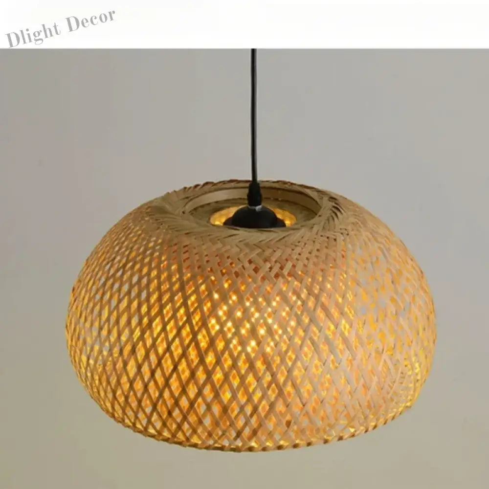 Zen Bamboo And Rattan Woven Chandelier - Exquisite Lighting For Chinese Southeast Asian - Inspired