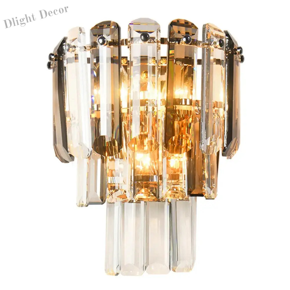 Zoe - Modern Minimalist Light Luxury Style Crystal Wall Lamp Living Room Tv Background Bedroom